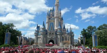 Wikimedia | https://commons.wikimedia.org/wiki/File:Cinderella_Castle_at_Magic_Kingdom_-_Gay_Day_-_2007.jpg