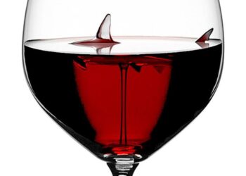 Etsy | TheSharkWineGlass