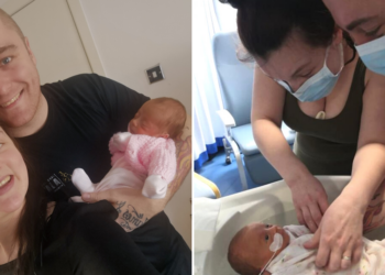 Twitter | @NHSLankshire / Tracy Maguire via BBC