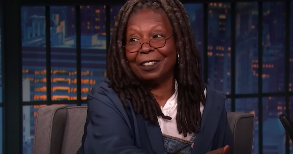 Whoopi Goldberg on Late Night with Seth Meyers