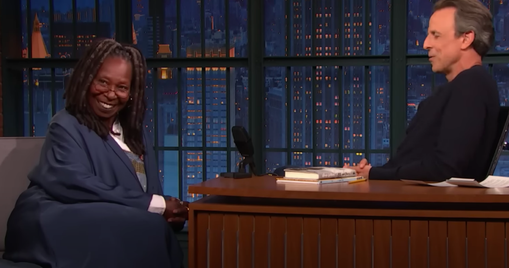 Whoopi Goldberg on Late Night with Seth Meyers