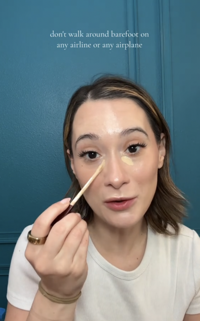 Flight Attendant Rules on TikTok Video 