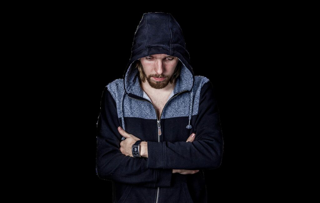 man, standing, arms crossed