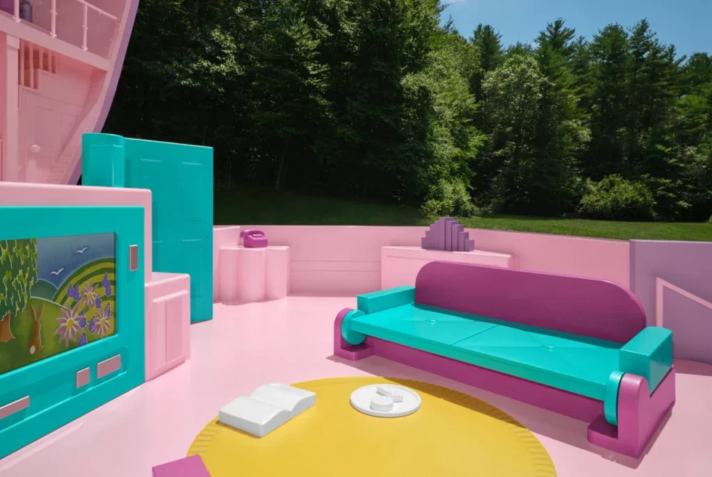 Polly Pocket’s life-size living room.