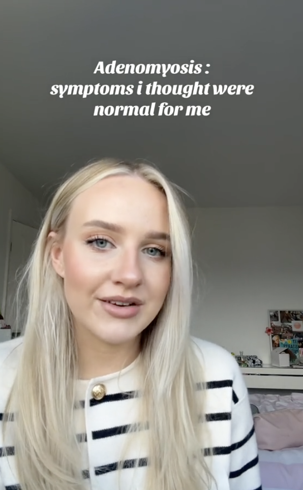 TikTok womens health advocate period problems