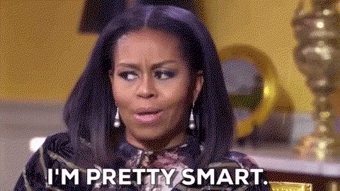 I'm pretty smart gif