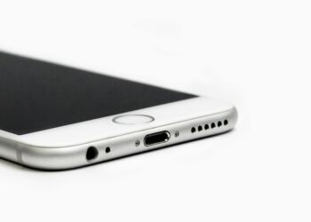 iphone on a white background