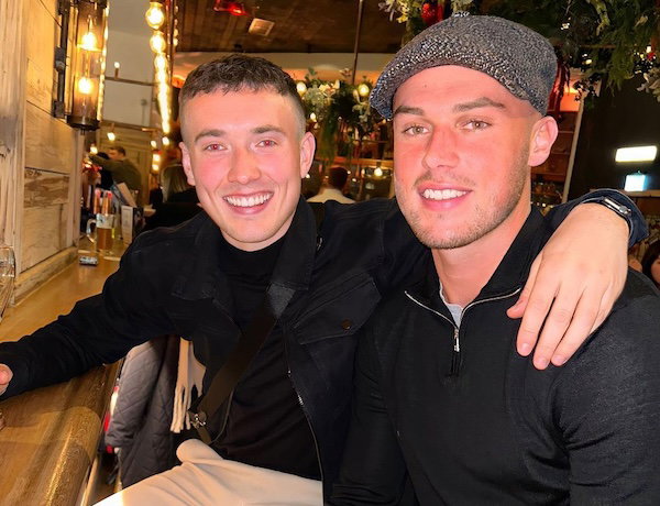 Brothers Jordan and Cian Adams