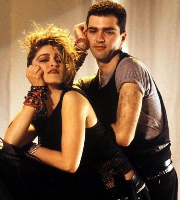 Madonna and younger brother Christopher Ciccone in their early days