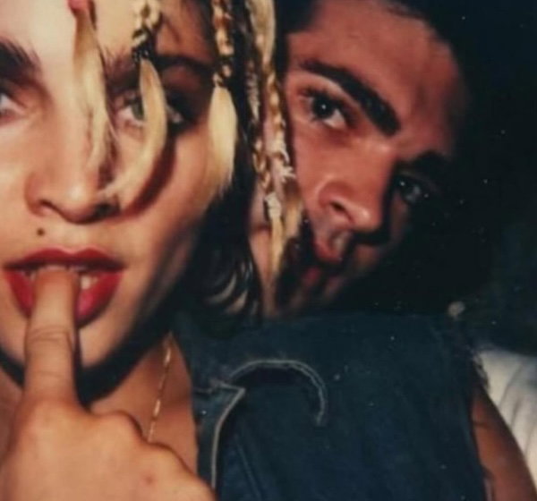 Madonna and younger brother Christopher Ciccone
