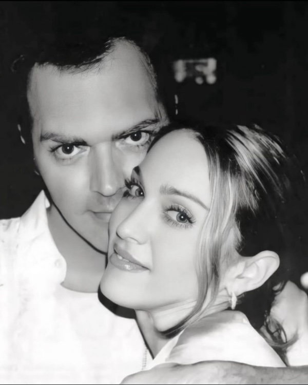 Madonna and younger brother Christopher Ciccone