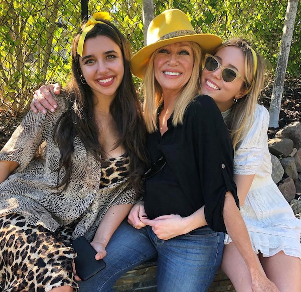 Camelia, Violet and Suzanne Somers