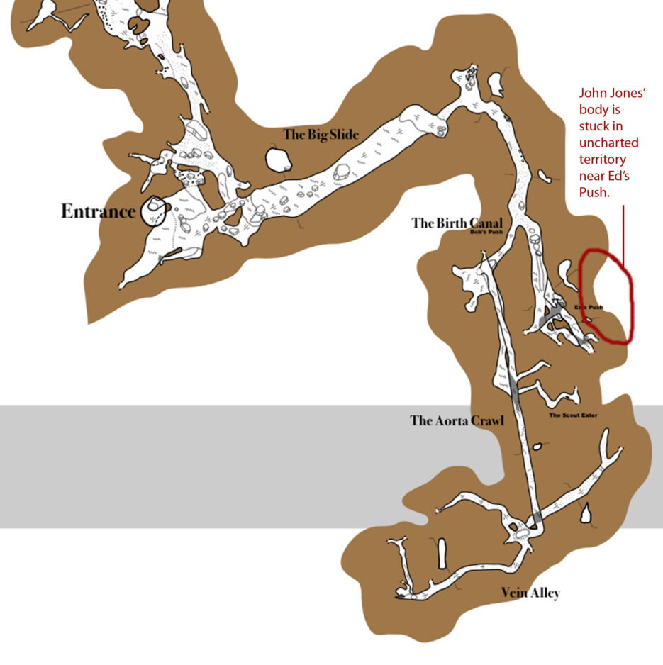 An illustration of Nutty Putty cave