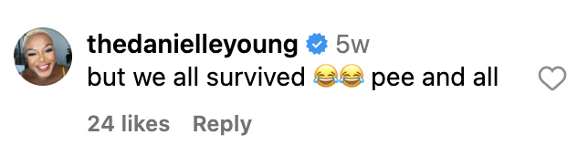 person commenting on Instagram post