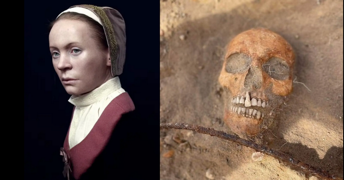 picture of woman and remains found in Poland