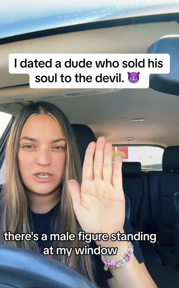 TikTok video about girl who claims her boyfriend had sold his soul to the devil