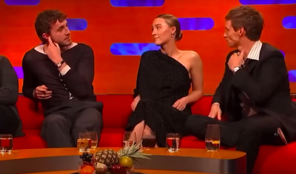 Saoirse Ronan on the Graham Norton Show via YouTube