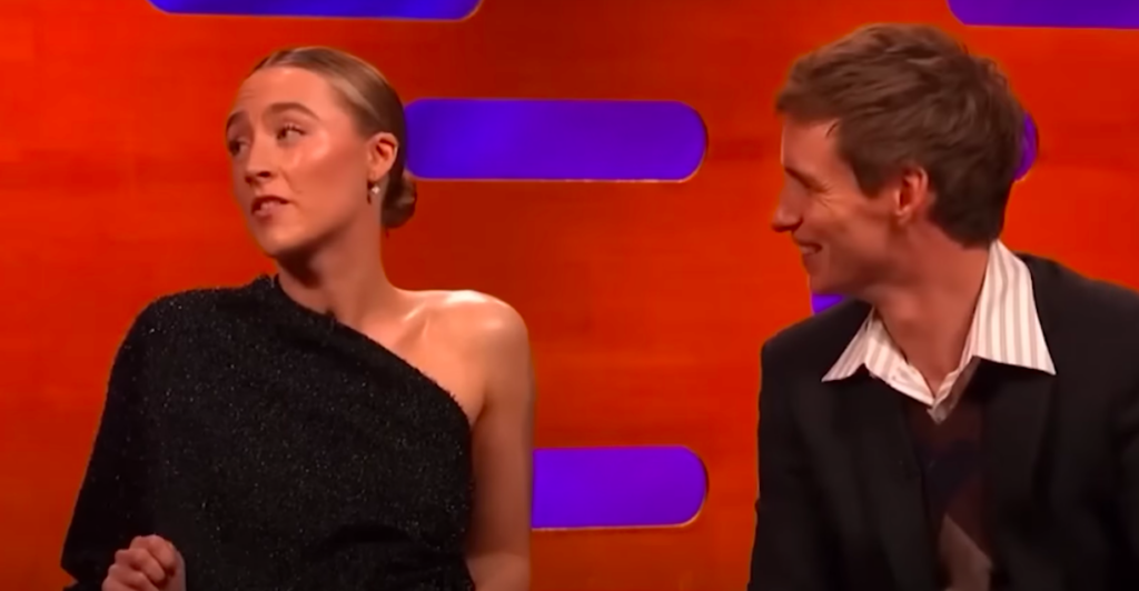 Saoirse Ronan viral moment on Graham Norton Show via YouTube