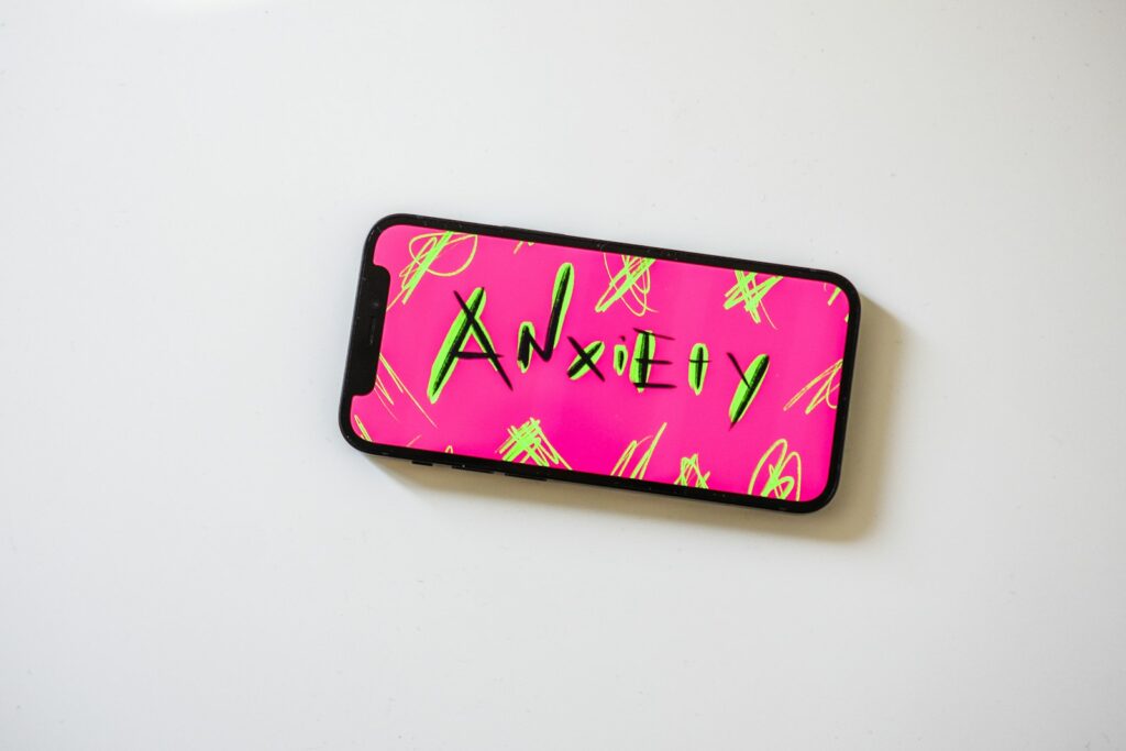 pink anxiety text