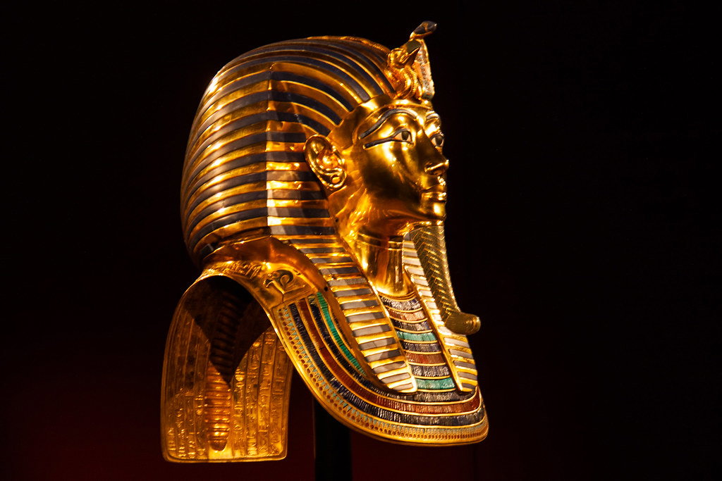 Tutankhamun‘s death mask