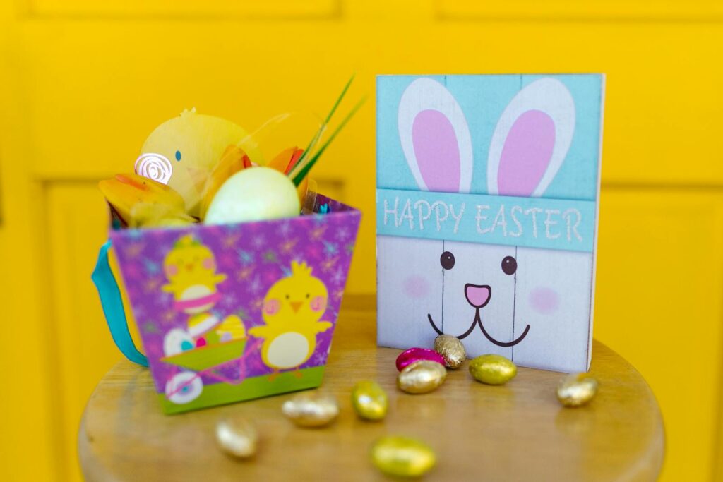 Close-Up Shot of an Easter Decor