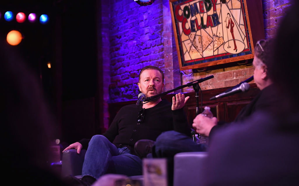 Ricky Gervais Joins Fellow SiriusXM Host Ron Bennington During 