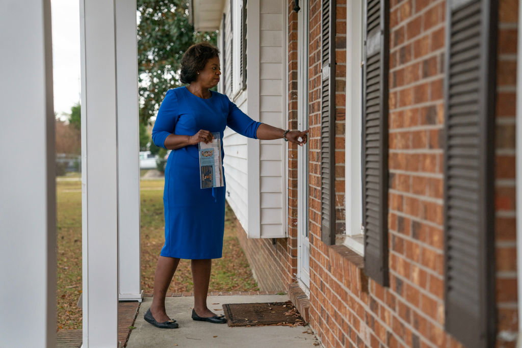 Cheri Beasley Campaigns For North Carolina Senator In Cumberland County