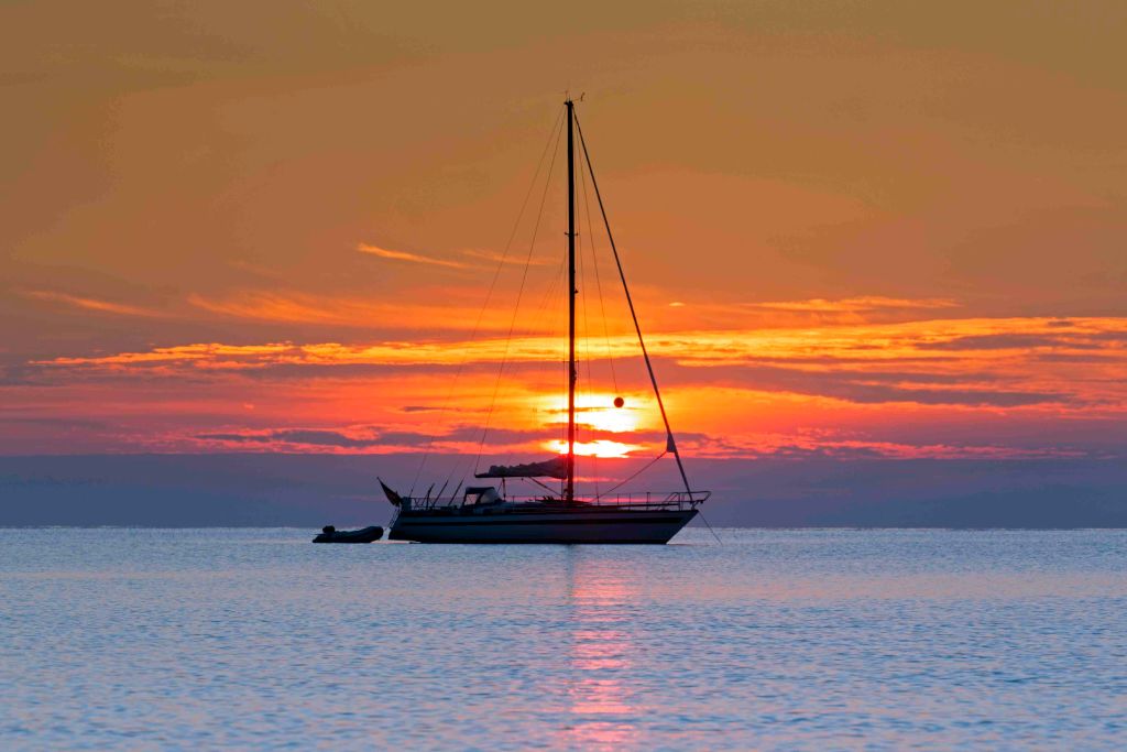 Sailing boat.
