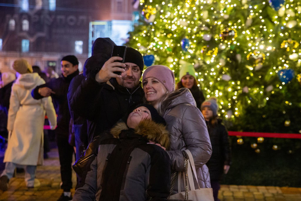 Main Ukrainian Christmas Tree's Lighting Up
