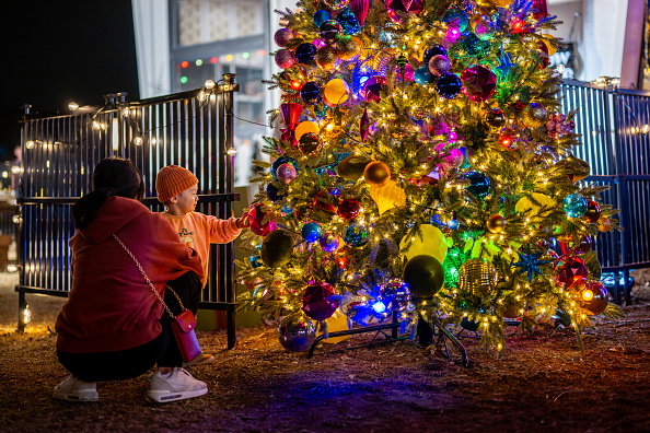 Holiday Season Celebrated With Trail Of Lights In Austin, Texas