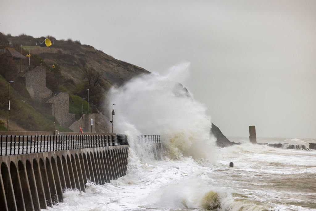 Storm Conall Hits South East Coast Of England