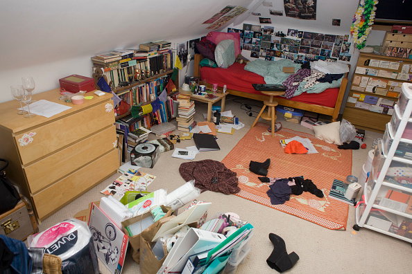 UK - London - Messy teenager's room