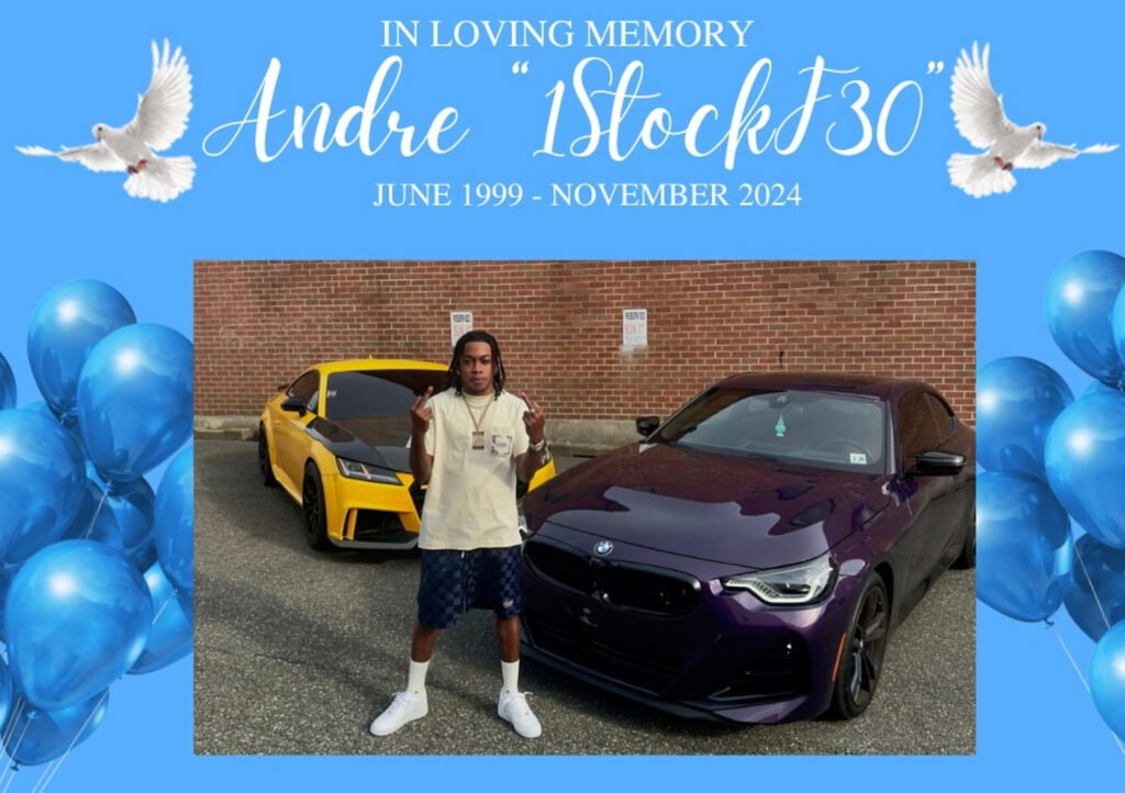 youtuber andre beadle‘s memorial post
