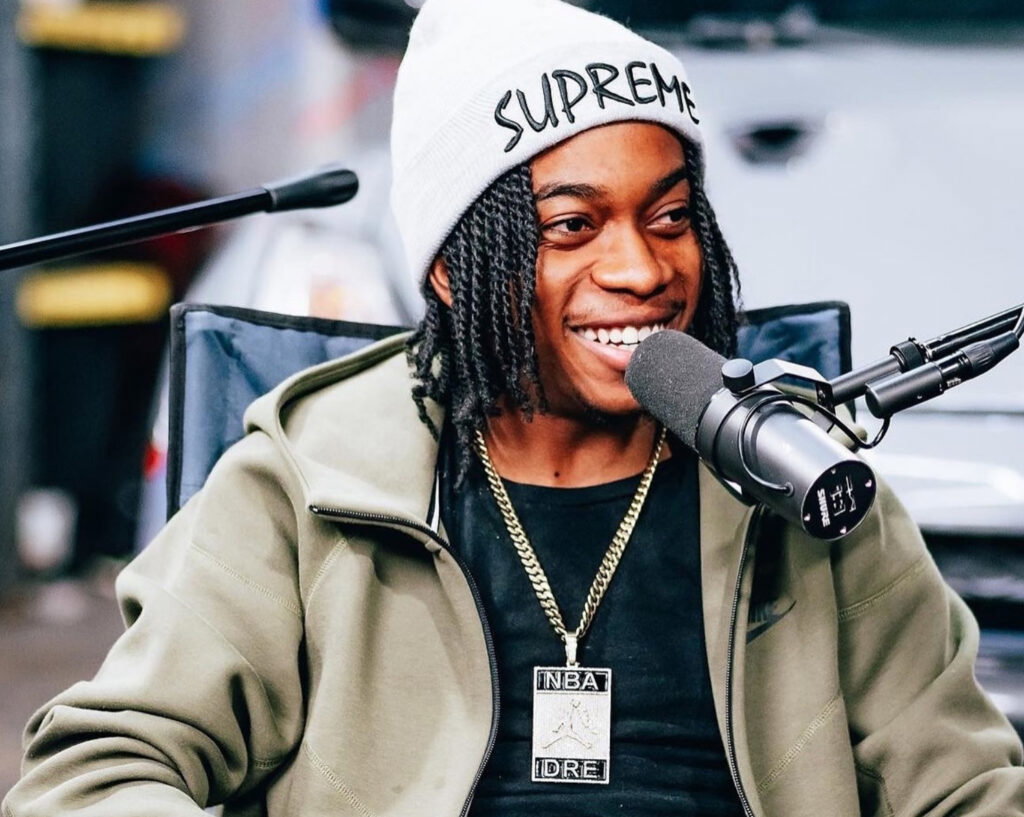 youtuber andre beadle on a podcast