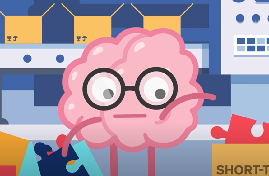 Brain during blackout.