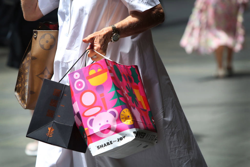 Christmas Shoppers As Australia's Economy Faces Headwinds