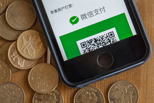 A WeChat Gratuity page on an iPhone.  In April, Apple asked...