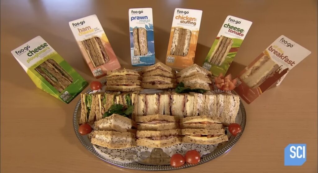 Pre-packaged sandwiches