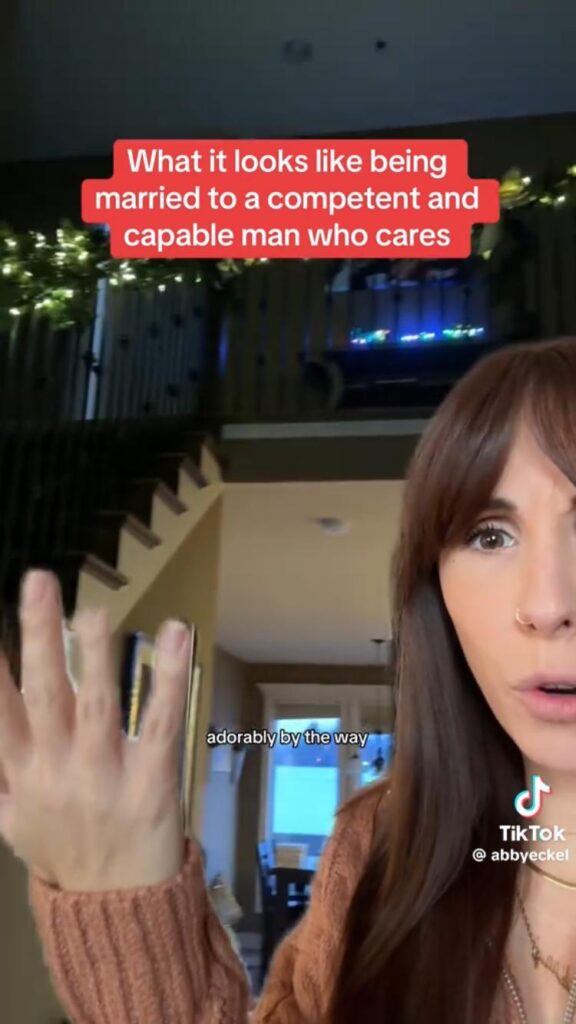 Screenshot from video by abbyeckel on TikTok