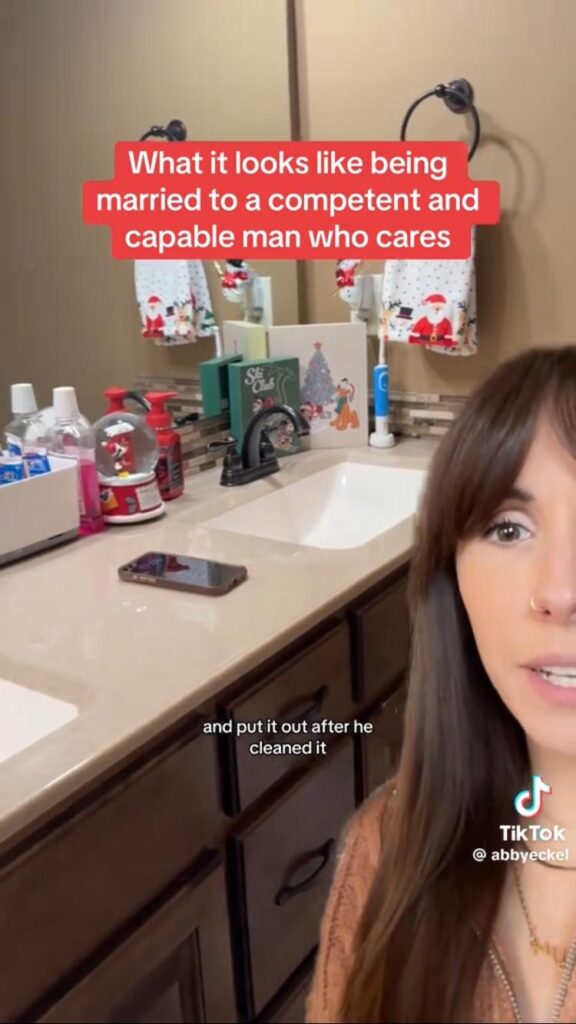 Screenshot from video by abbyeckel on TikTok