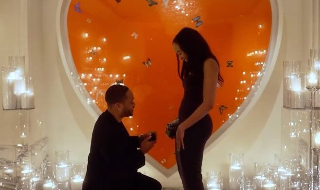Eric's proposal to Jasmin