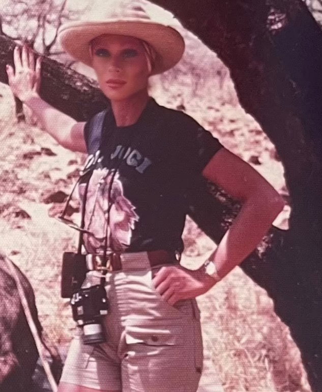 Image of Jocelyn Wildenstein from her time in Kenya (Instagram | jocelynewildenstein)