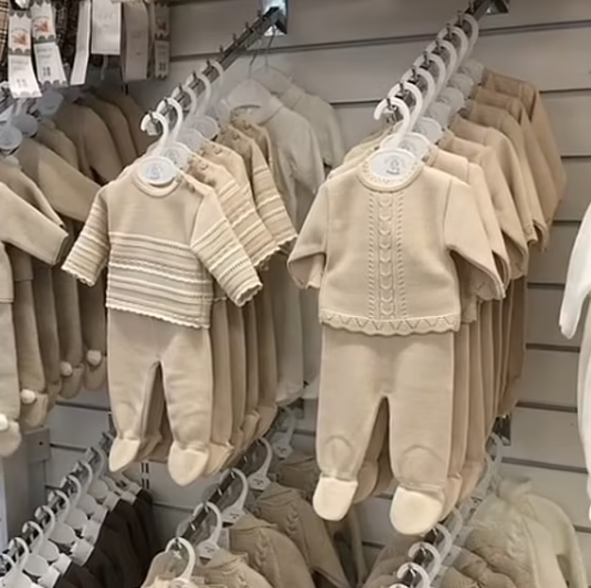 Beige kids clothes