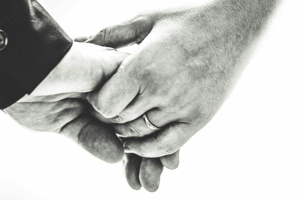 person's hand