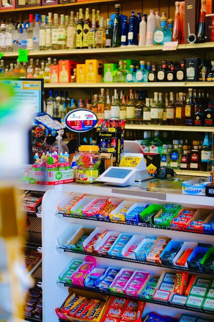 a store filled with lots of different types of food