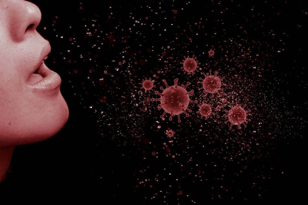 virus, spread, coronavirus, flu, influenza, corona, disease, cough, bacteria, germs, breath, health, care, human, infect, infection, macro, medical, medicine, sick, sneeze, sniffle, throat, isolation, protection, flu, flu, cough, cough, cough, cough, cough, sneeze, sneeze, sneeze