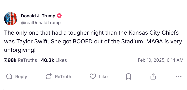 Trump on Truth Social