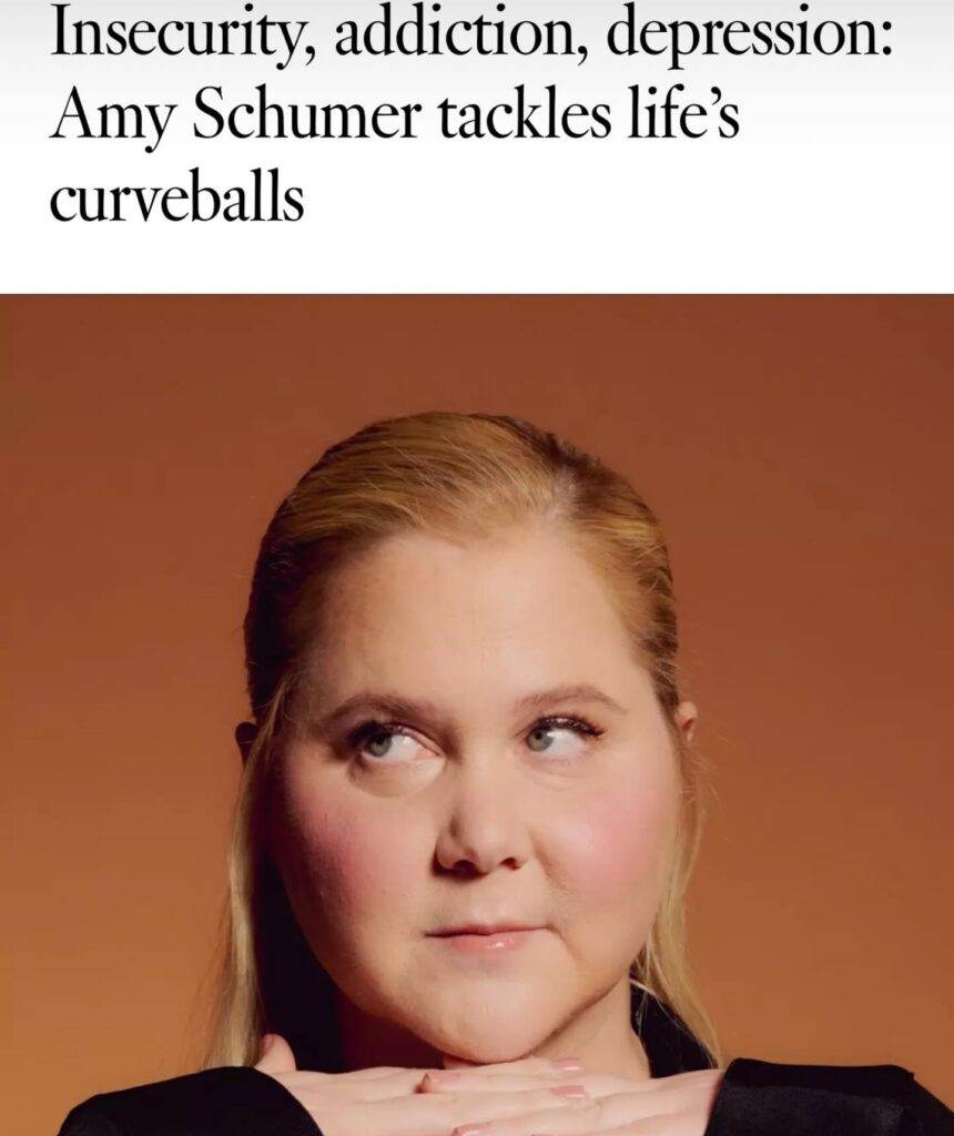 Amy Schumer, moon face, Cushing's syndrome