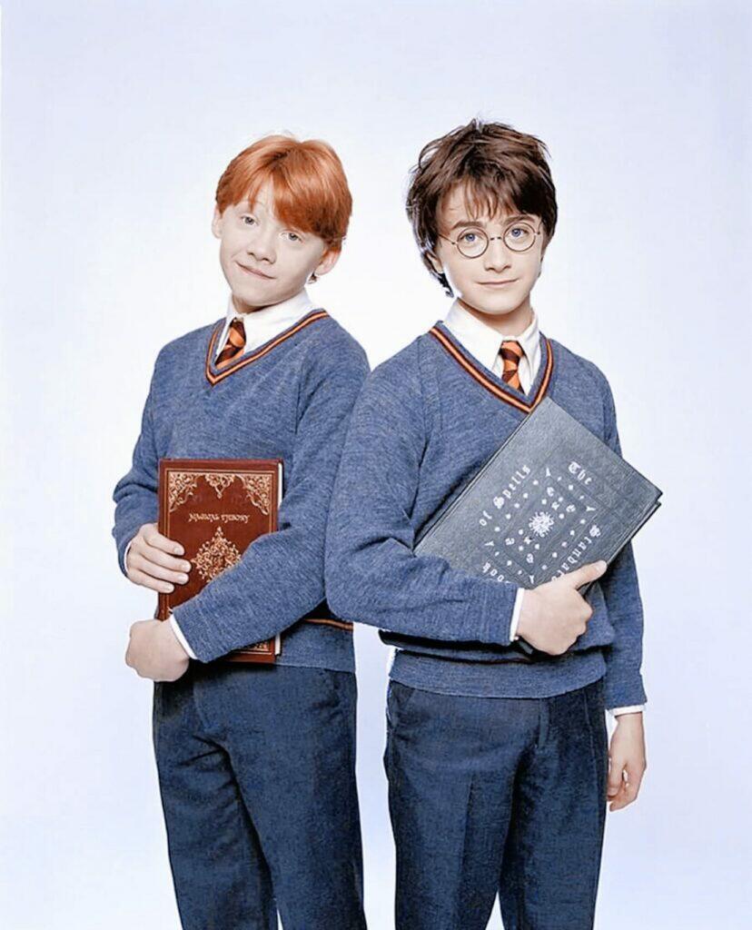 Rupert Grint, Ron Wesley, Harry Potter, Emma Watson, Daniel Radcliffe