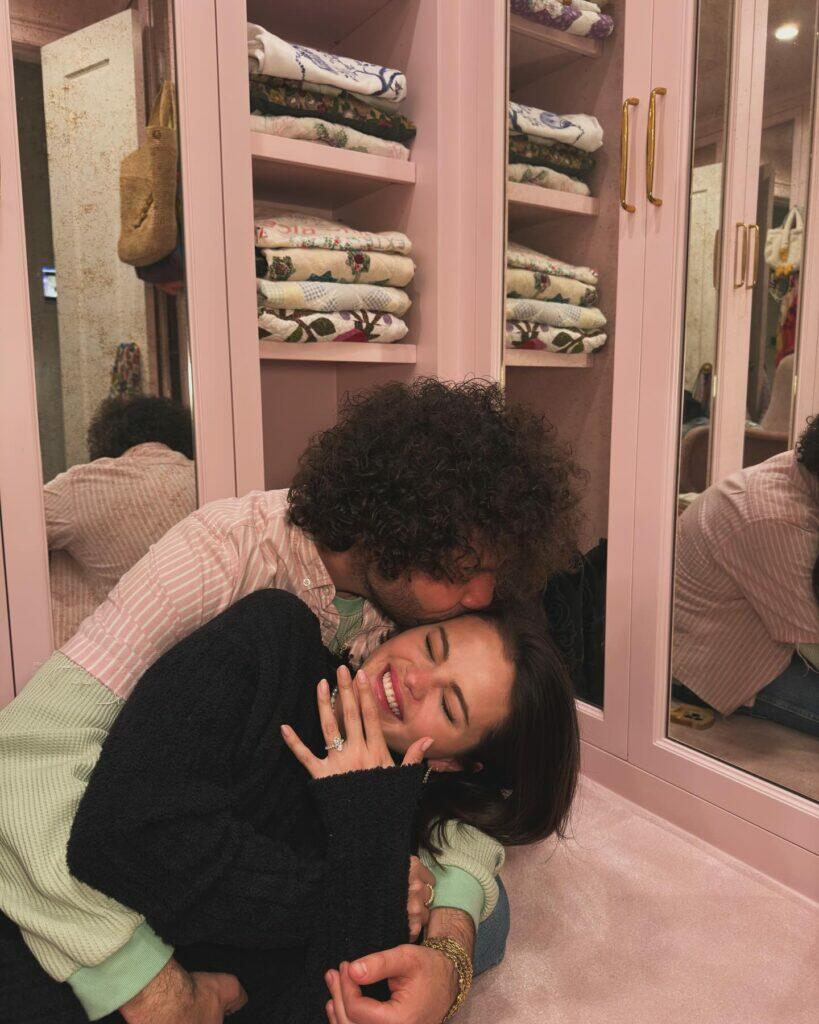 Selena Gomez on Instagram with Benny Blanco